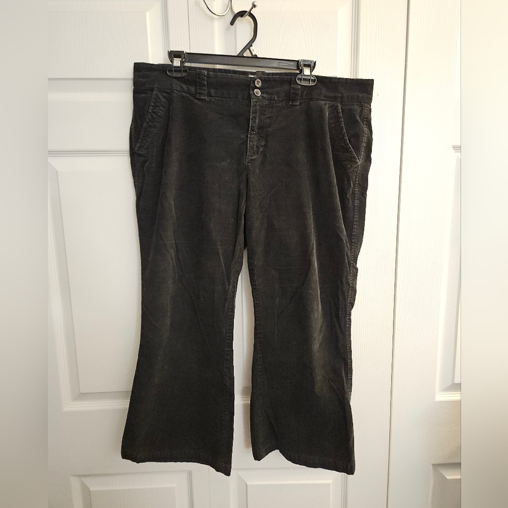 Black Corduroy Pants OLD NAVY Womens 16